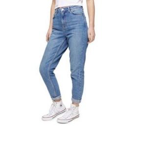 Topshop High Waist Women Mom Jeans Size 28